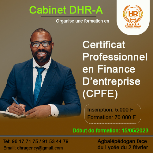CERTIFICAT PROFESSIONNEL EN FINANCE D’ENTREPRISE (CPFE)